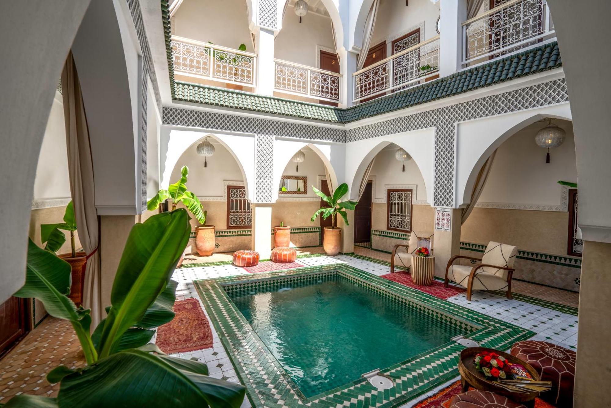 Riad Les Cornes De Gazelle Marrakesh Bagian luar foto