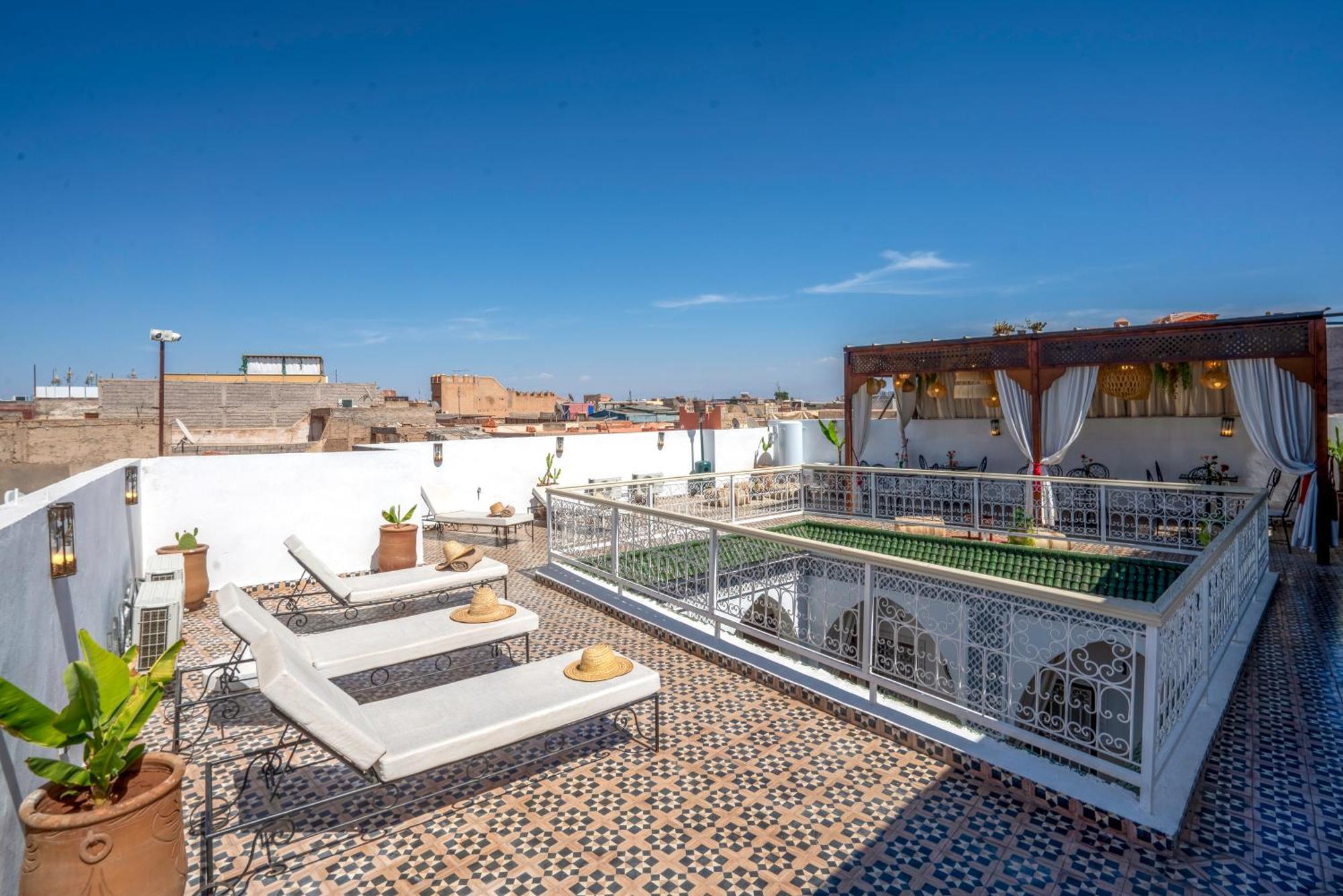 Riad Les Cornes De Gazelle Marrakesh Bagian luar foto