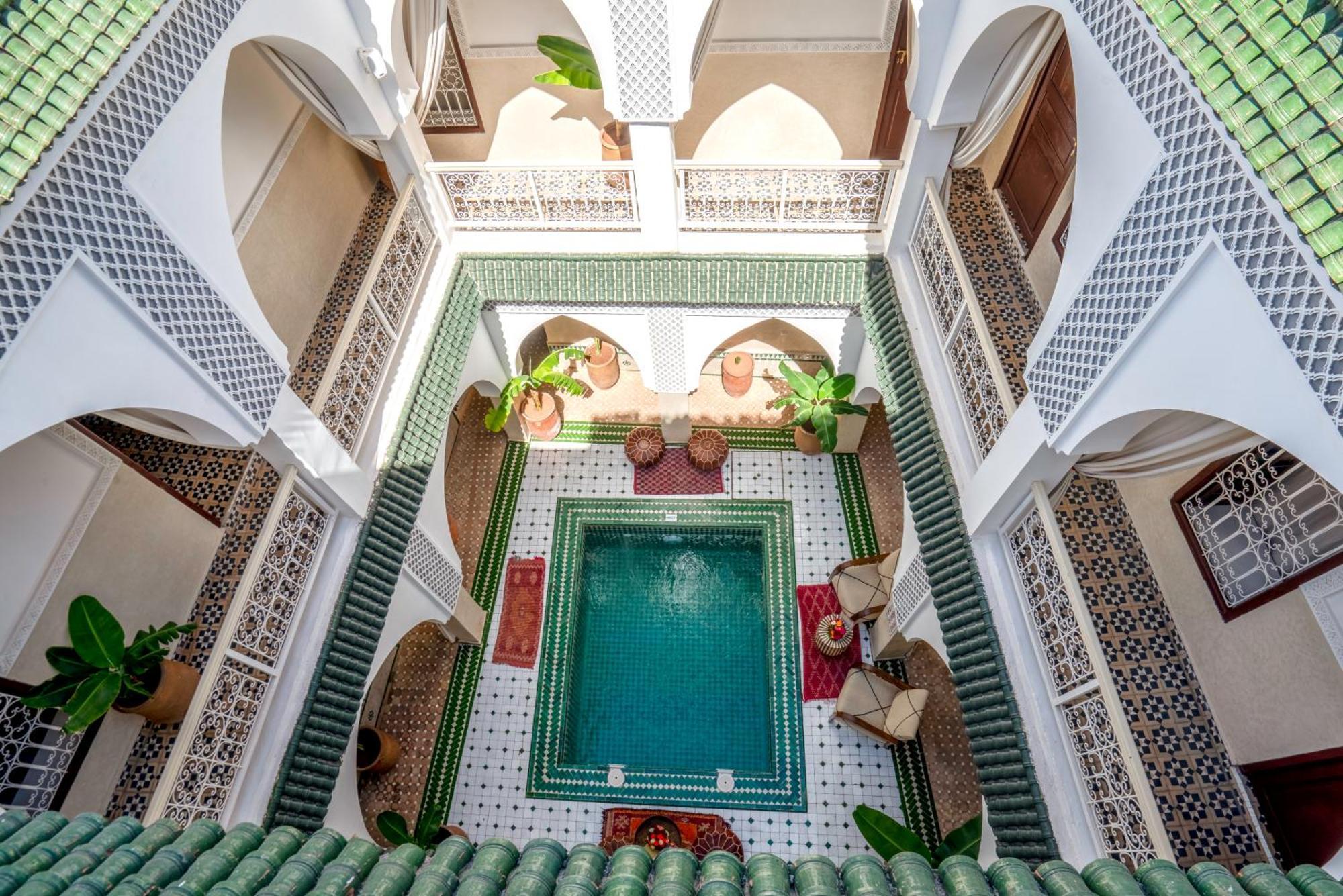 Riad Les Cornes De Gazelle Marrakesh Bagian luar foto