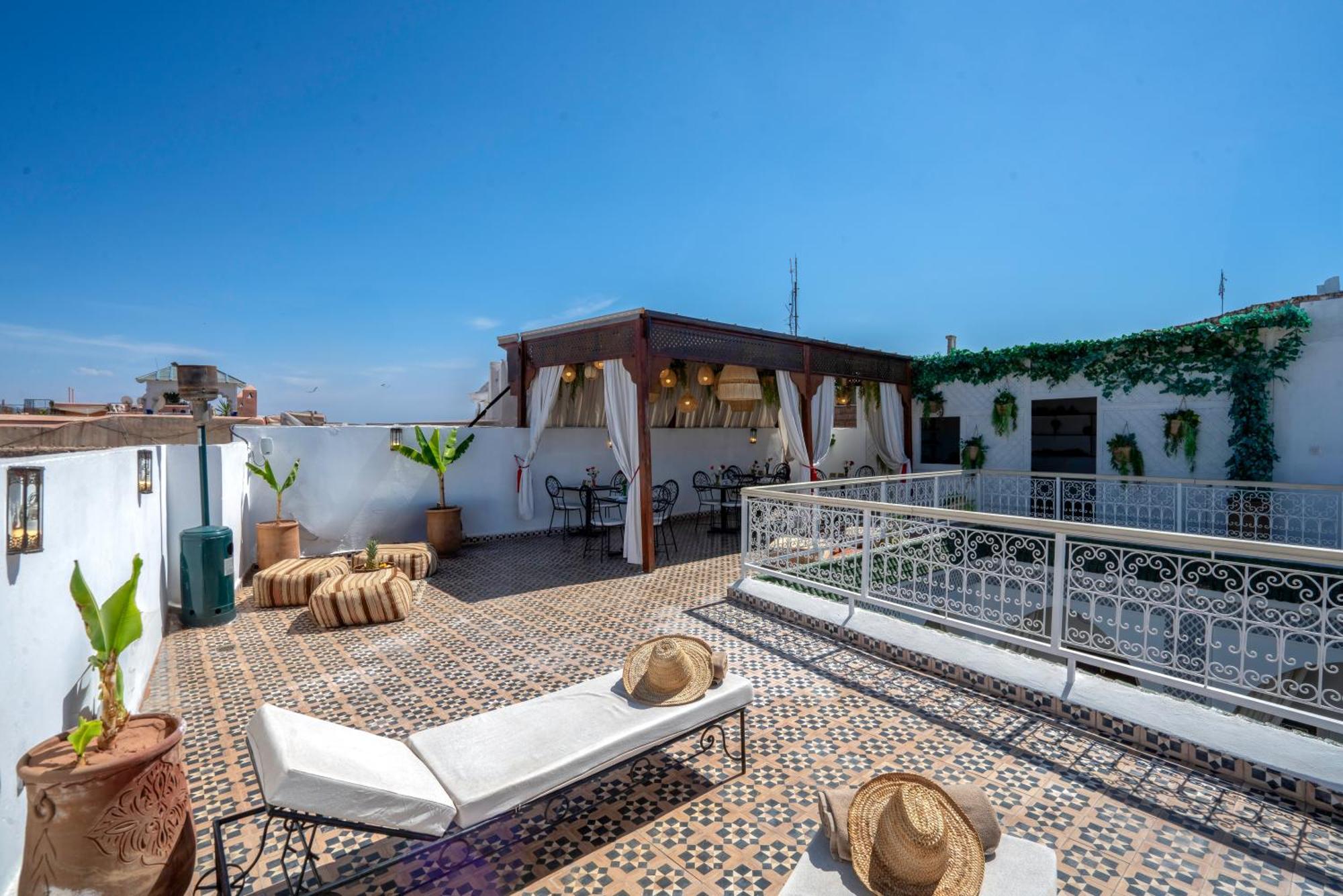 Riad Les Cornes De Gazelle Marrakesh Bagian luar foto