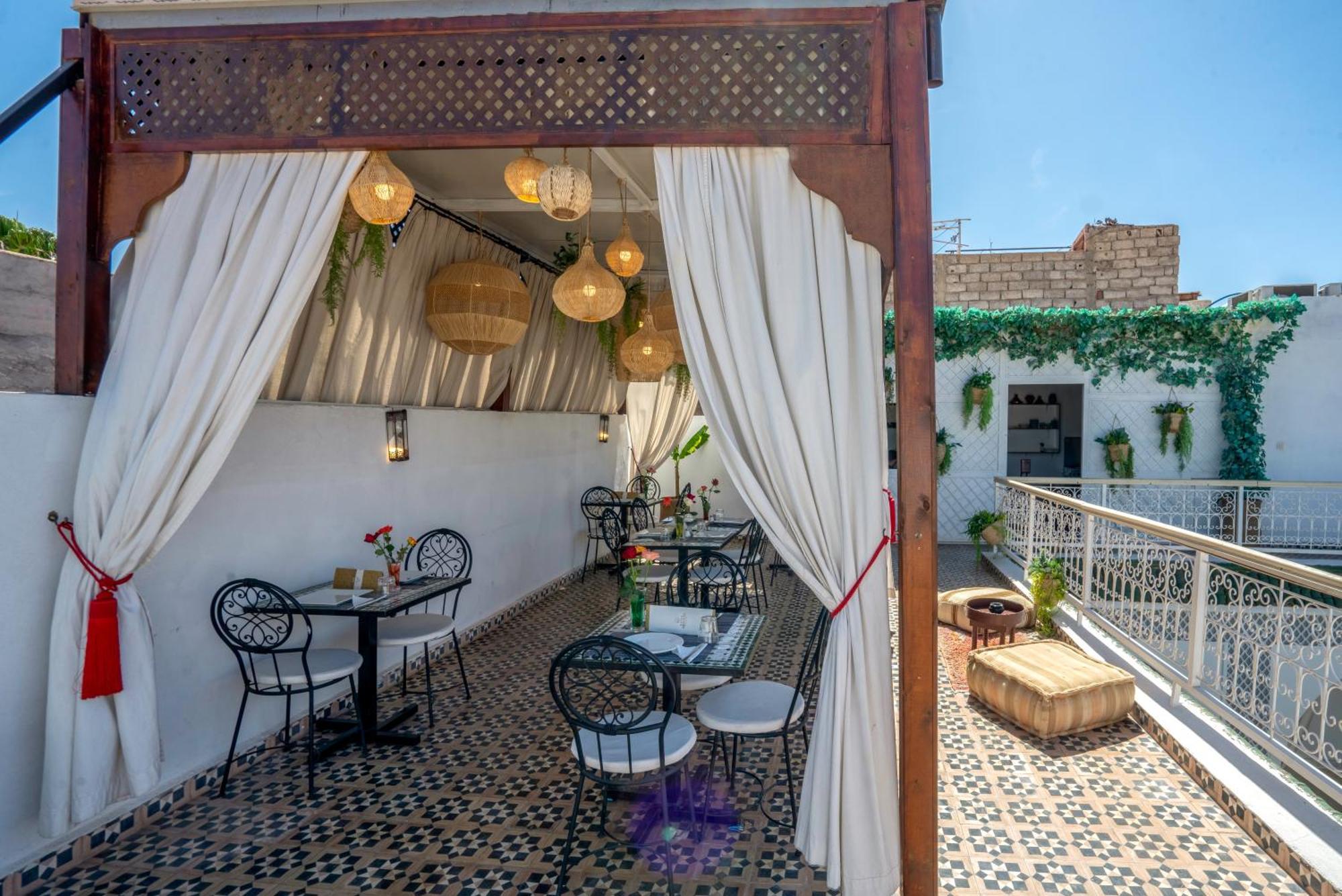 Riad Les Cornes De Gazelle Marrakesh Bagian luar foto