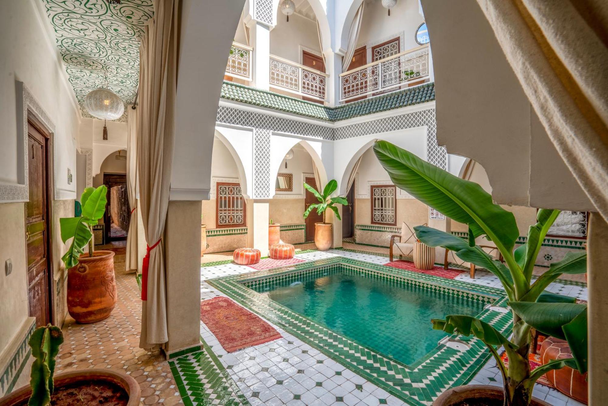 Riad Les Cornes De Gazelle Marrakesh Bagian luar foto