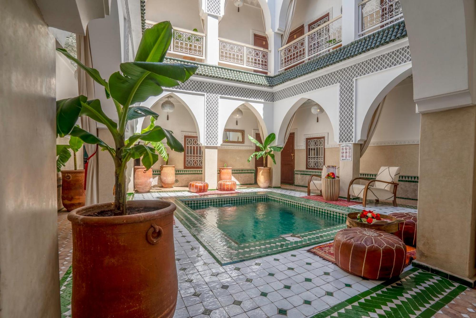 Riad Les Cornes De Gazelle Marrakesh Bagian luar foto