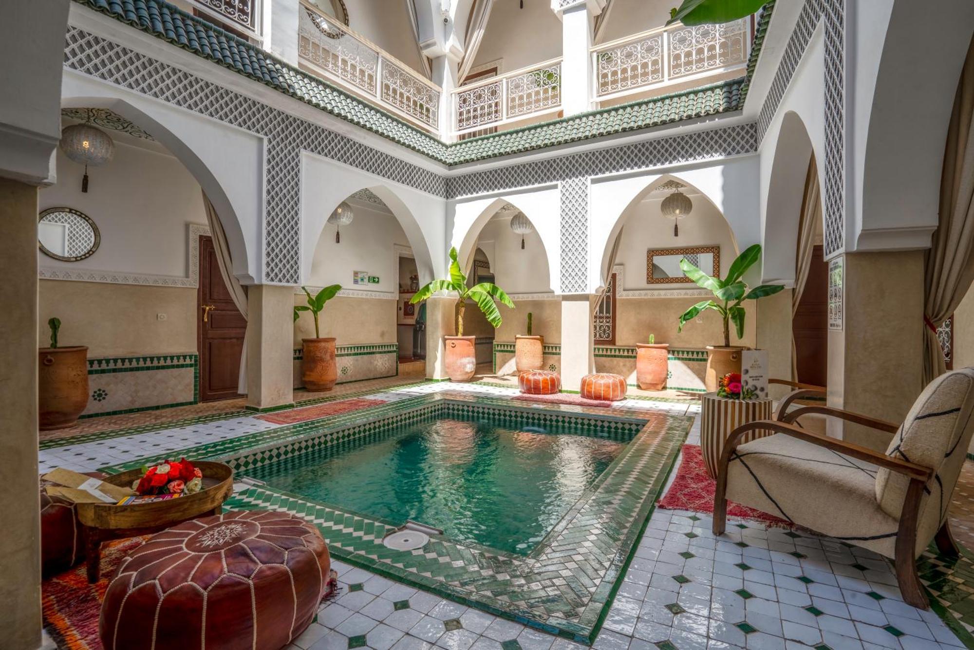 Riad Les Cornes De Gazelle Marrakesh Bagian luar foto