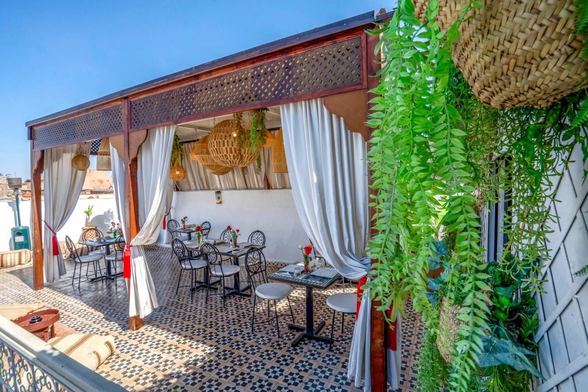 Riad Les Cornes De Gazelle Marrakesh Bagian luar foto