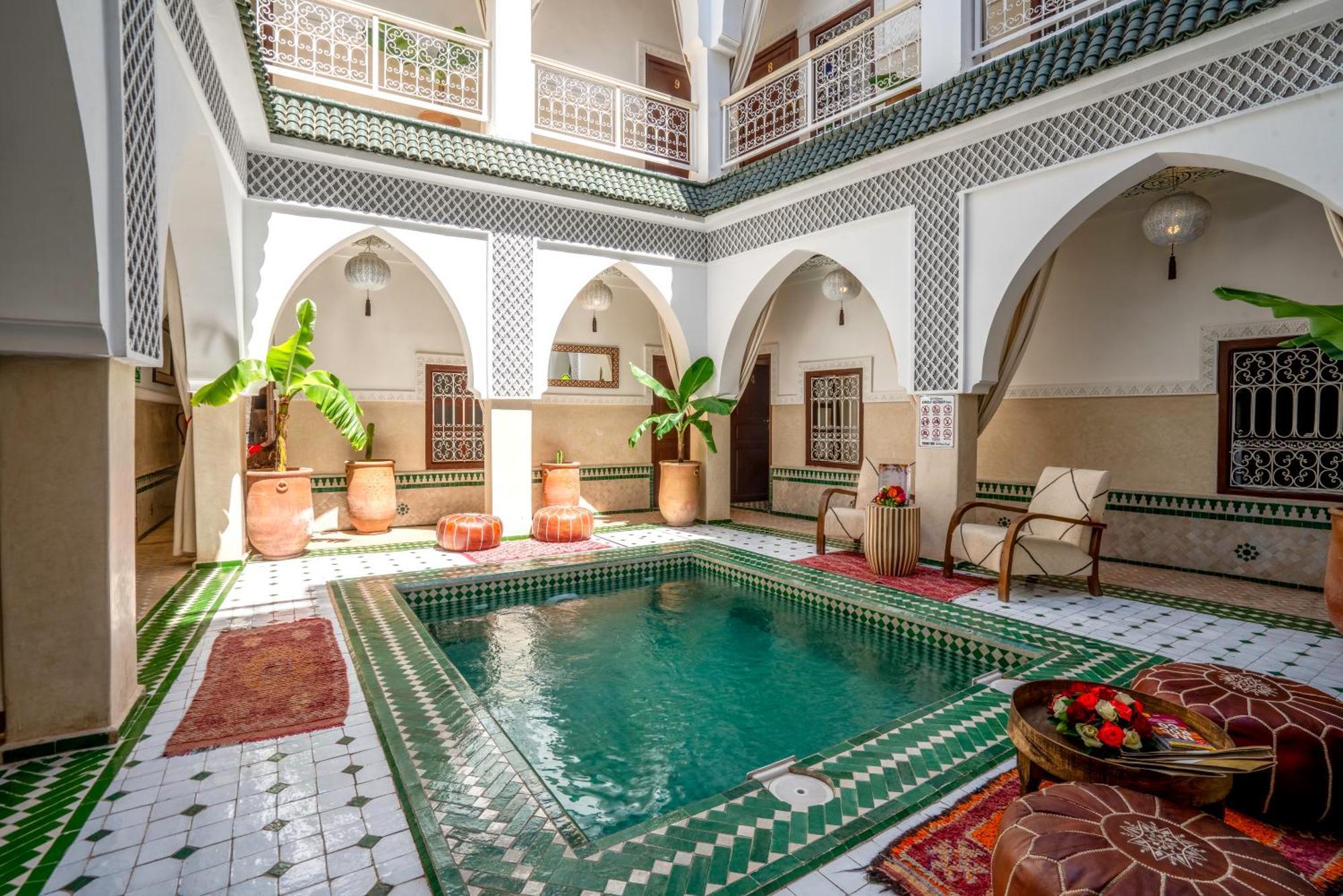 Riad Les Cornes De Gazelle Marrakesh Bagian luar foto