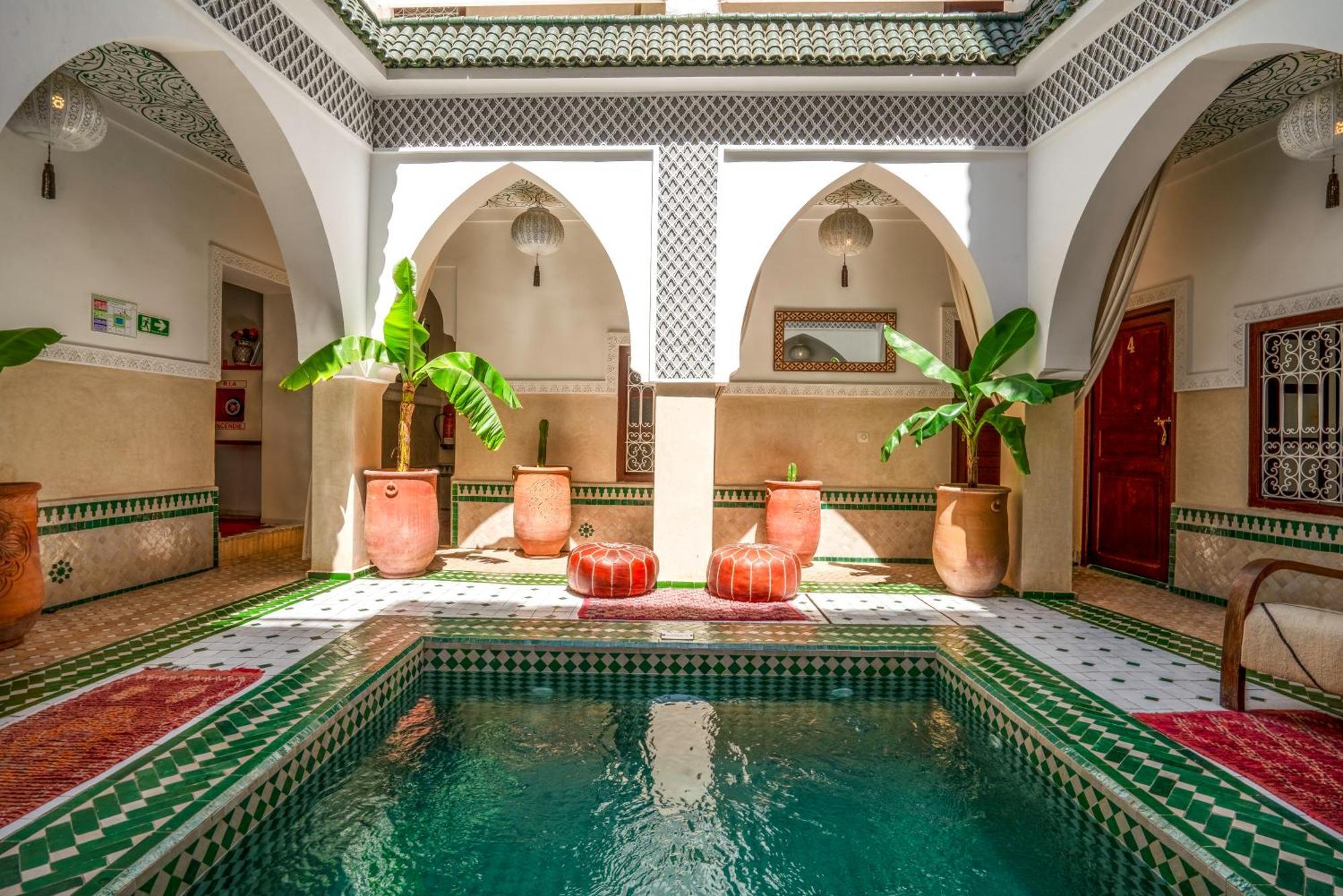 Riad Les Cornes De Gazelle Marrakesh Bagian luar foto