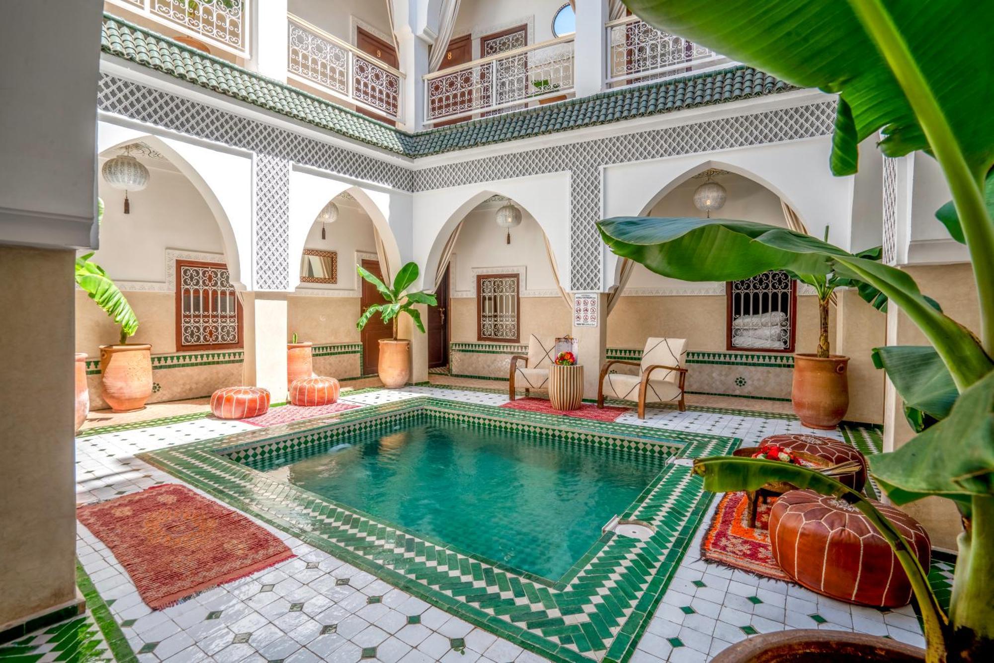 Riad Les Cornes De Gazelle Marrakesh Bagian luar foto